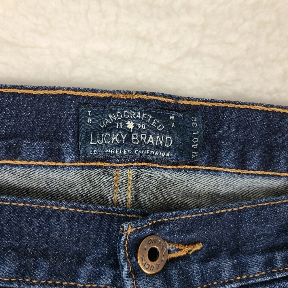 Lucky Brand Jeans Mens 40x32 Blue 410‎ Athletic Fit Dark Wash Denim